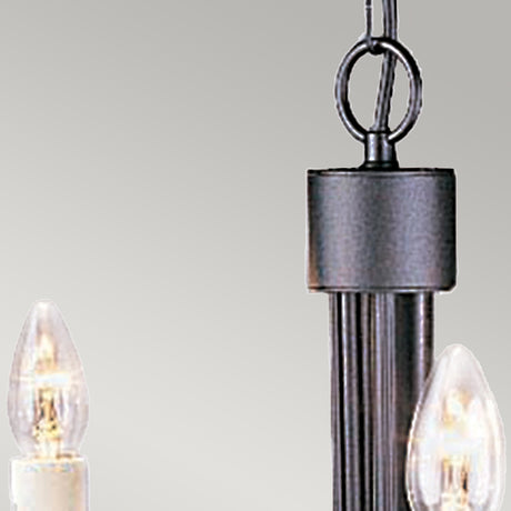 Elstead Lighting Chandelier from the Chartwell range. Chartwell 5 Light Chandelier Product Code = CH5-BLACK