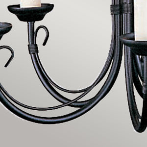 Elstead Lighting Chandelier from the Chartwell range. Chartwell 5 Light Chandelier Product Code = CH5-BLACK