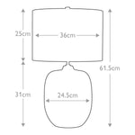 Elstead Lighting Table Lamp from the Chalk Farm range. Chalk Farm Table Lamp – SKU CHALKFARM-TL