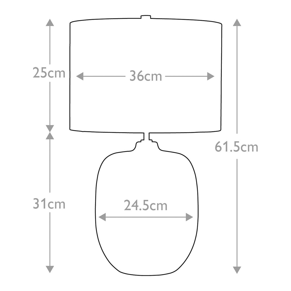 Elstead Lighting Table Lamp from the Chalk Farm range. Chalk Farm Table Lamp – SKU CHALKFARM-TL