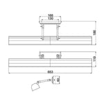 Elstead Lighting Picture Light from the Chawton range. Chawton Large Picture Light – SKU CHAWTON-PLL-BLK