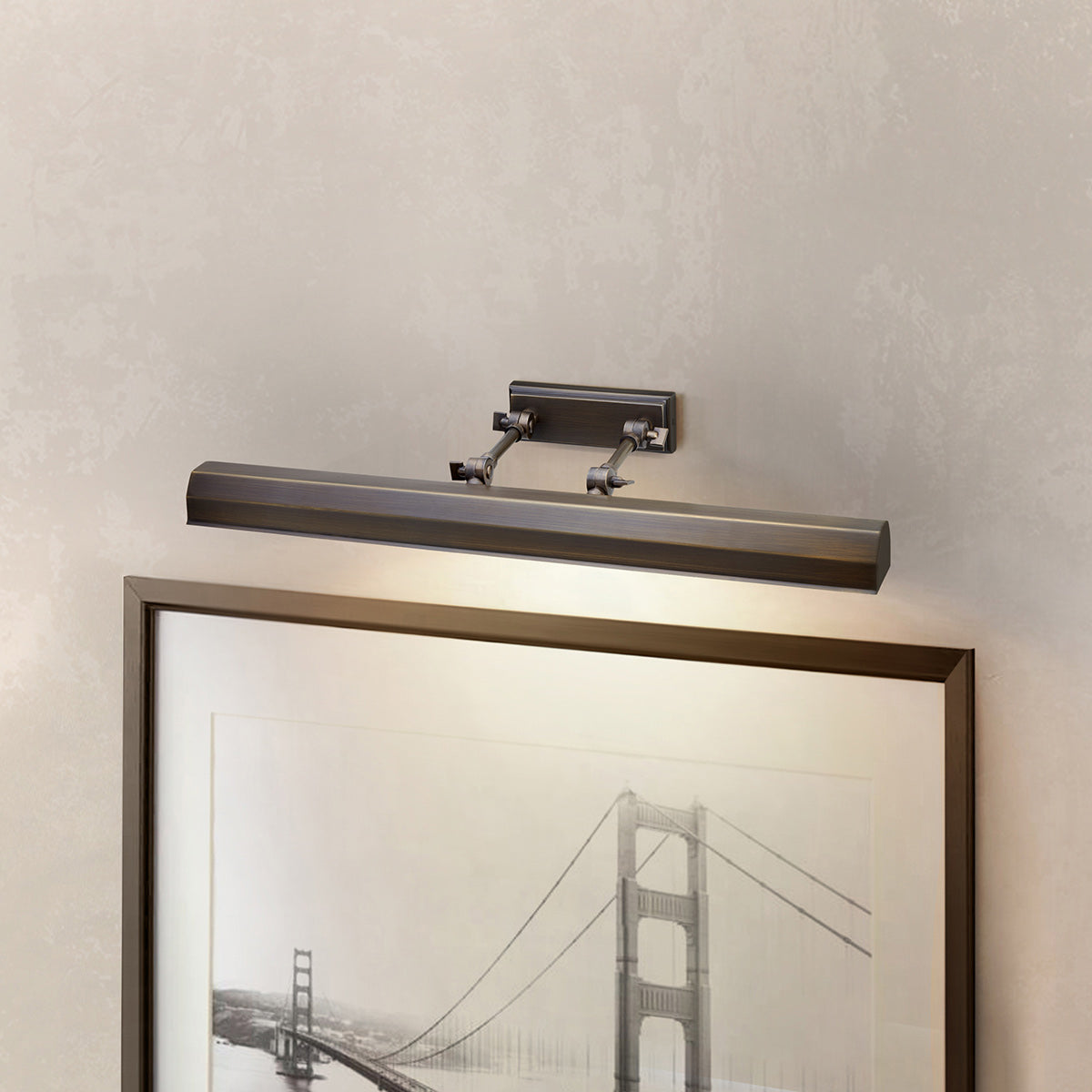 Elstead Lighting  Picture Light from the Chawton range. Chawton Large Picture Light Product Code = CHAWTON-PLL-DB