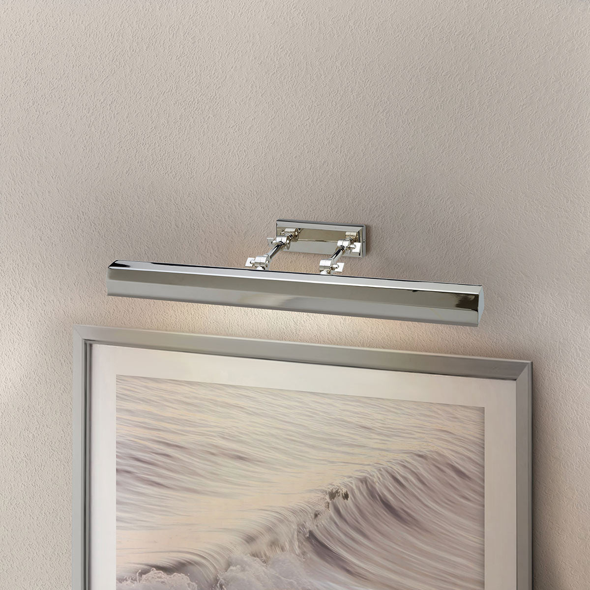 Elstead Lighting  Picture Light from the Chawton range. Chawton Large Picture Light Product Code = CHAWTON-PLL-PN