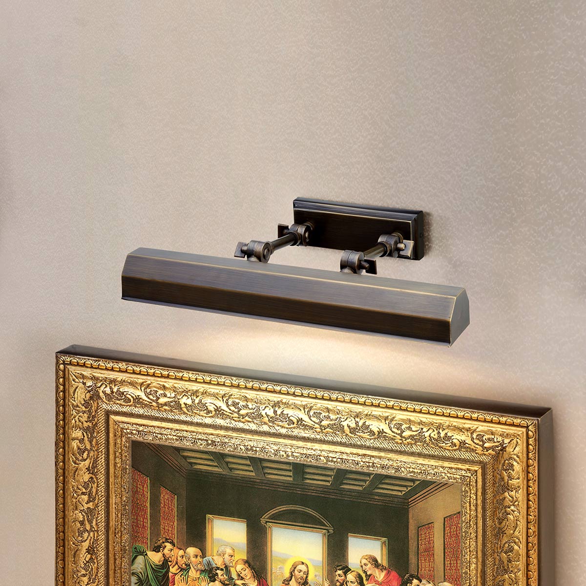 Elstead Lighting  Picture Light from the Chawton range. Chawton Medium Picture 2 Light Product Code = CHAWTON-PLM-DB