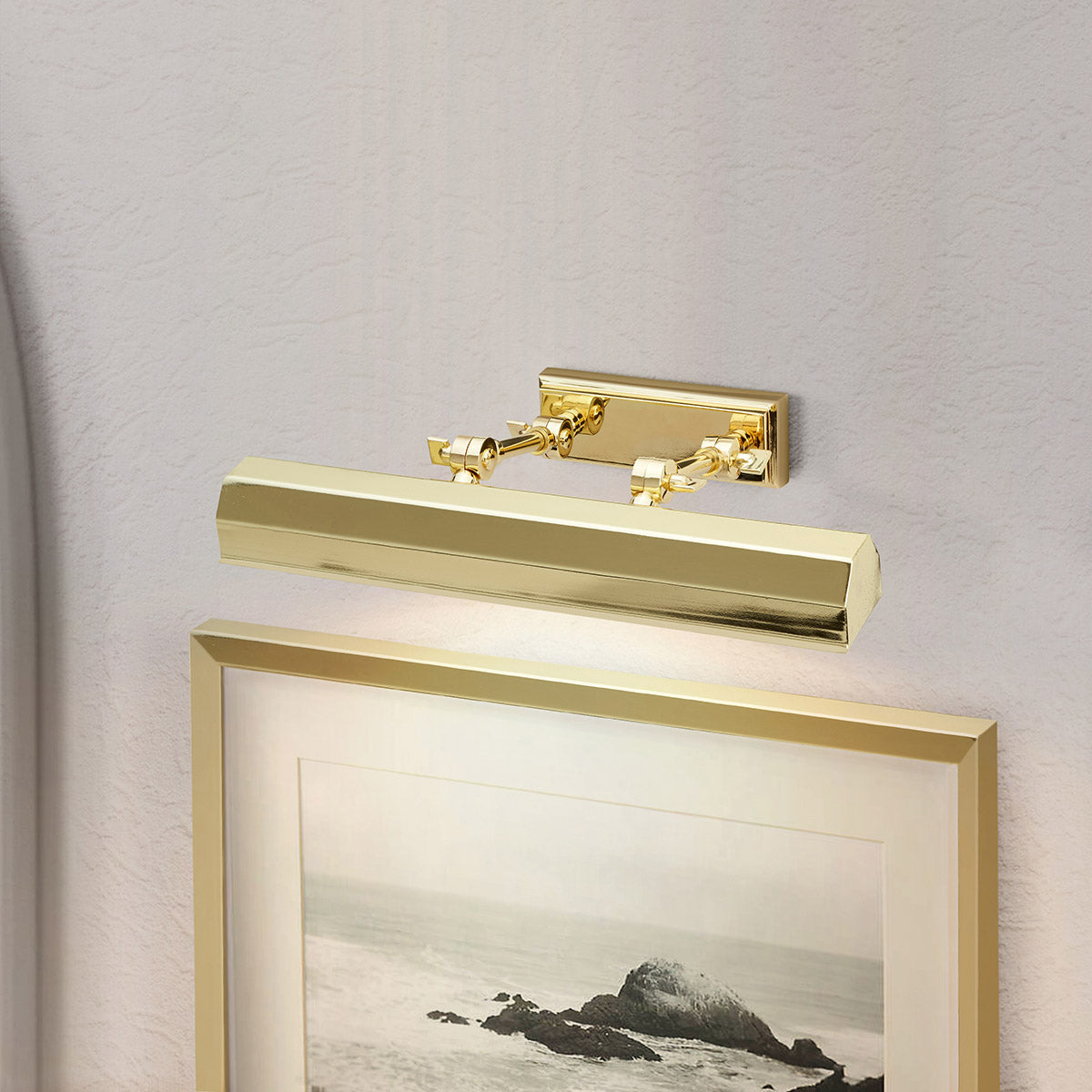 Elstead Lighting  Picture Light from the Chawton range. Chawton Medium Picture 2 Light Product Code = CHAWTON-PLM-PB
