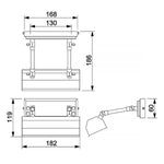 Elstead Lighting Picture Light from the Chawton range. Chawton Small Picture Light – SKU CHAWTON-PLS-PN