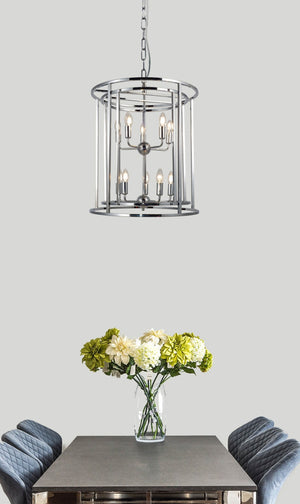 Magnalux Chester 10 Light Large Pendant Polished Chrome Part Number - CHE10CH