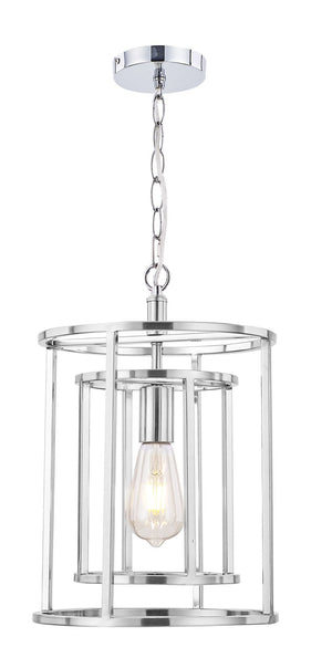 Magnalux Chester 1 Light Pendant Satin Chrome Part Number - CHE01SC