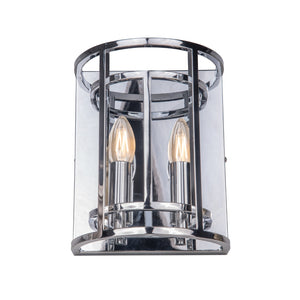 Magnalux Chester 2 Light Wall Light Polished Chrome Part Number - CHE02CHWL