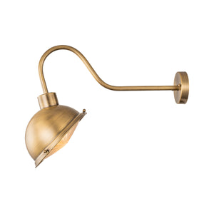 Elstead Lighting Outdoor Wall Light from the Chiswick range. Chiswick 1Lt Brass Sign Light Product Code = CHISWICK-ATB