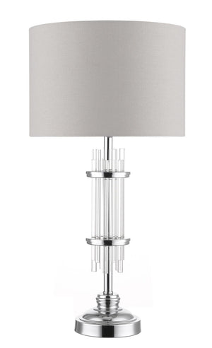 Magnalux Chrysler Polished Chrome and Crystal Table Lamp c/w Shade Part Number - CHR01CHTL