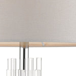 Magnalux Chrysler Polished Chrome and Crystal Table Lamp c/w Shade Part Number - CHR01CHTL