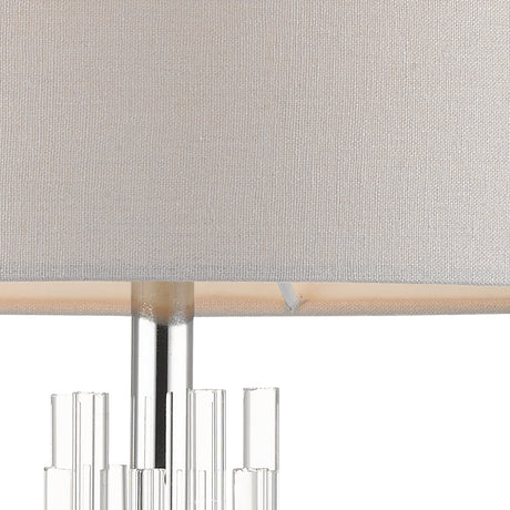 Magnalux Chrysler Polished Chrome and Crystal Table Lamp c/w Shade Part Number - CHR01CHTL