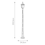 Elstead Lighting Cleveland 1 Light Single Head Lamp Post – SKU CL5-M
