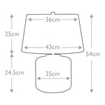 Elstead Lighting Table Lamp from the Columbus range. Columbus 1 Light Table Lamp Product Code = COLUMBUS-TL