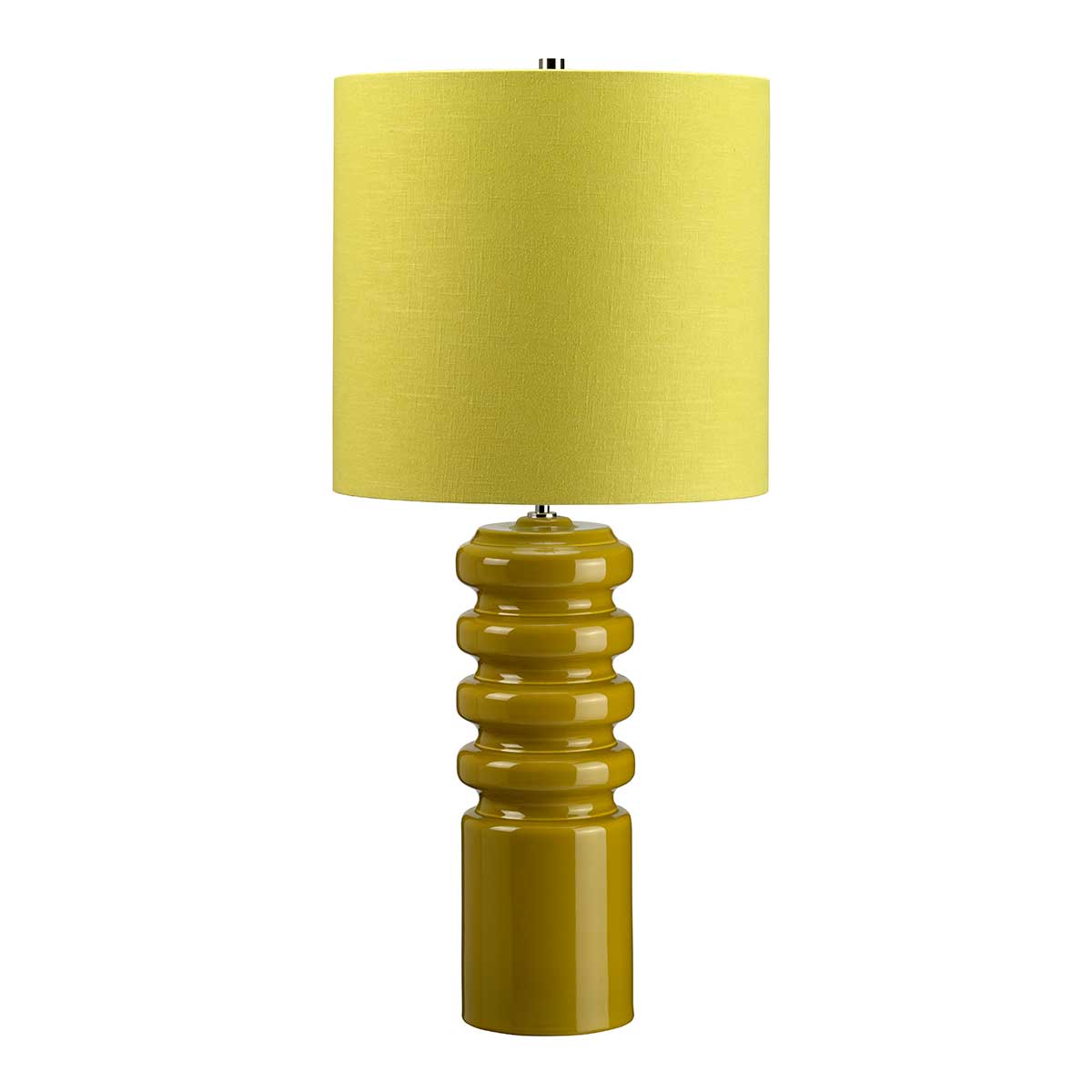 Elstead Lighting Table Lamp from the Contour range. Contour 1 Light Table Lamp - Lime Product Code = CONTOUR-TL-LIME
