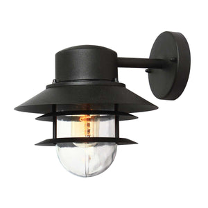 Elstead Lighting Outdoor Wall Light from the Copenhagen range. Copenhagen 1 Light Wall Lantern Product Code = COPENHAGEN-BK