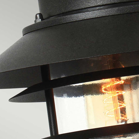 Elstead Lighting Outdoor Wall Light from the Copenhagen range. Copenhagen 1 Light Wall Lantern Product Code = COPENHAGEN-BK