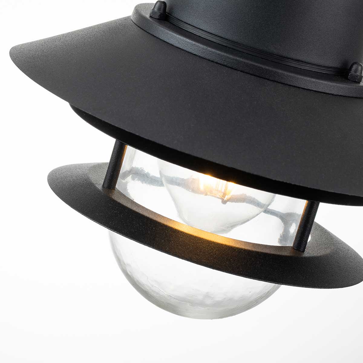 Elstead Lighting Outdoor Hanging from the Copenhagen range. Copenhagen 1 Light Chain Lantern Product Code = COPENHAGEN8-BK