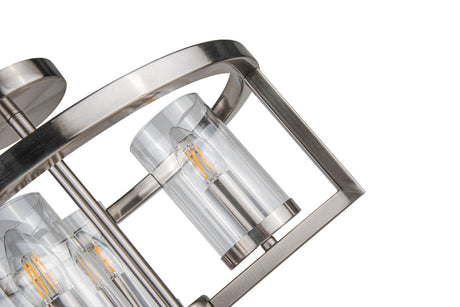 Magnalux Costello 3 Light Semi Flush Satin Chrome Part Number - COS03SC