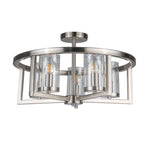 Magnalux Costello 5 Light Semi Flush Satin Chrome Part Number - COS05SC