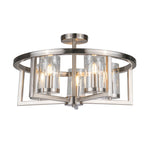 Magnalux Costello 5 Light Semi Flush Satin Chrome Part Number - COS05SC