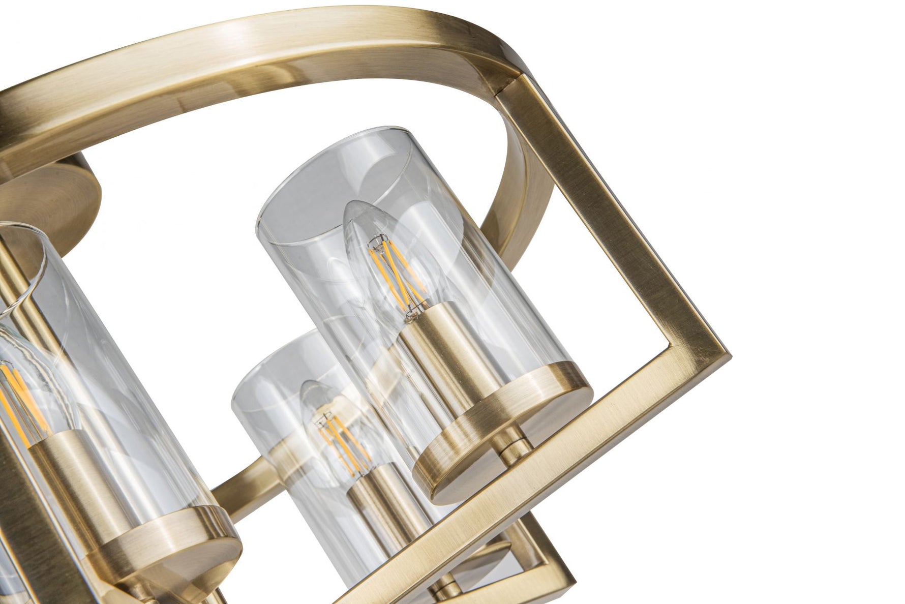 Magnalux Costello 5 Light Semi Flush Antique Brass Part Number - COS05AB