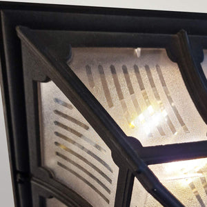 Elstead Lighting Ceiling Flush from the Chapel range. Chapel 1 Light Flush Lantern Product Code = CP12-BLACK