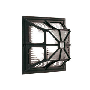 Elstead Lighting Ceiling Flush from the Chapel range. Chapel 1 Light Flush Lantern Product Code = CP12-BLACK
