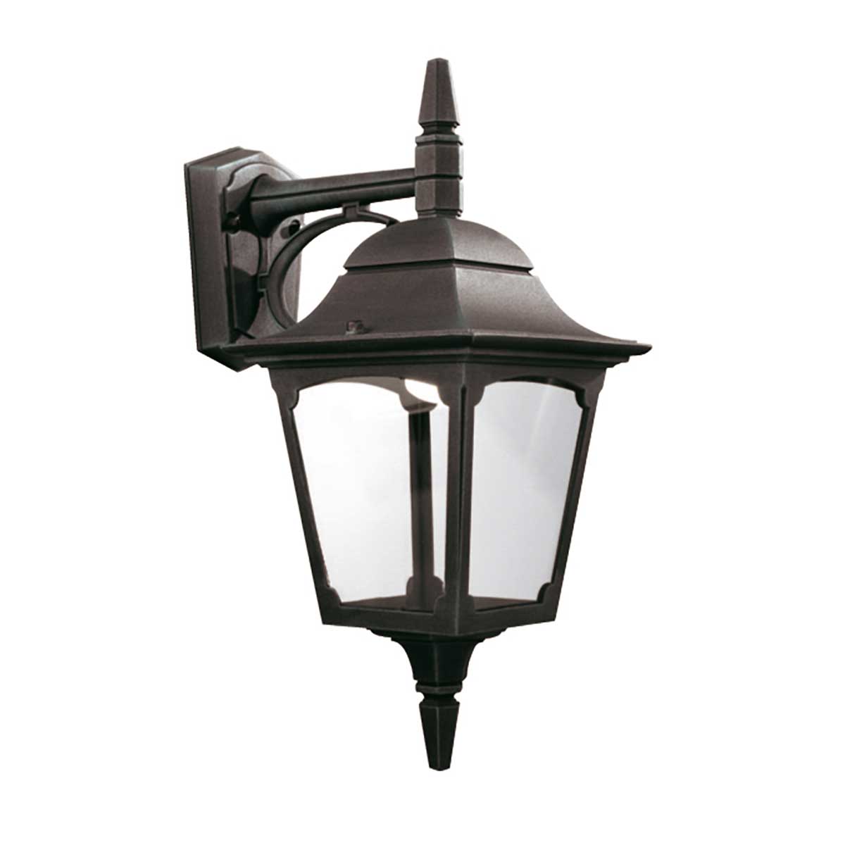 Elstead Lighting Outdoor Wall Light from the Chapel range. Chapel 1 Light Down Wall Lantern Product Code = CP2-BLACK