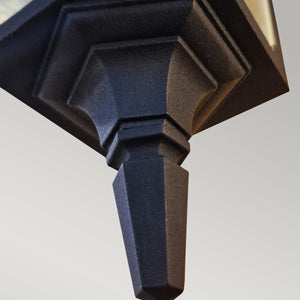 Elstead Lighting Outdoor Wall Light from the Chapel range. Chapel 1 Light Down Wall Lantern Product Code = CP2-BLACK