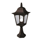 Elstead Lighting Pedestal Lantern from the Chapel range. Chapel 1 Light Pedestal Lantern Product Code = CP4-BLACK