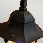 Elstead Lighting Pedestal Lantern from the Chapel range. Chapel 1 Light Pedestal Lantern – SKU CP4-BLACK