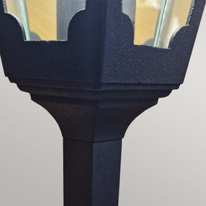 Elstead Lighting Pillar Lantern from the Chapel range. Chapel 1 Light Pillar Lantern Product Code = CP5-BLACK