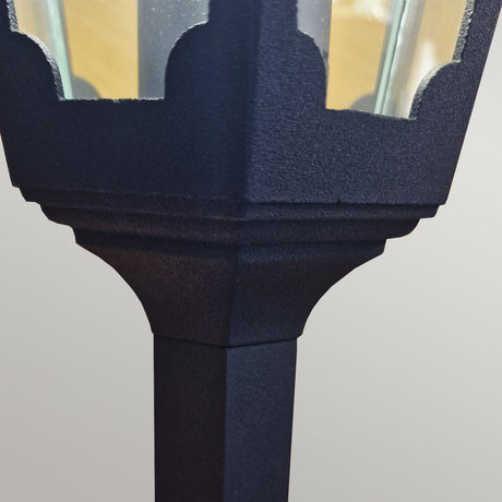 Elstead Lighting Pillar Lantern from the Chapel range. Chapel 1 Light Pillar Lantern Product Code = CP5-BLACK