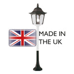 Elstead Lighting Pillar Lantern from the Chapel range. Chapel 1 Light Pillar Lantern – SKU CP5-BLACK
