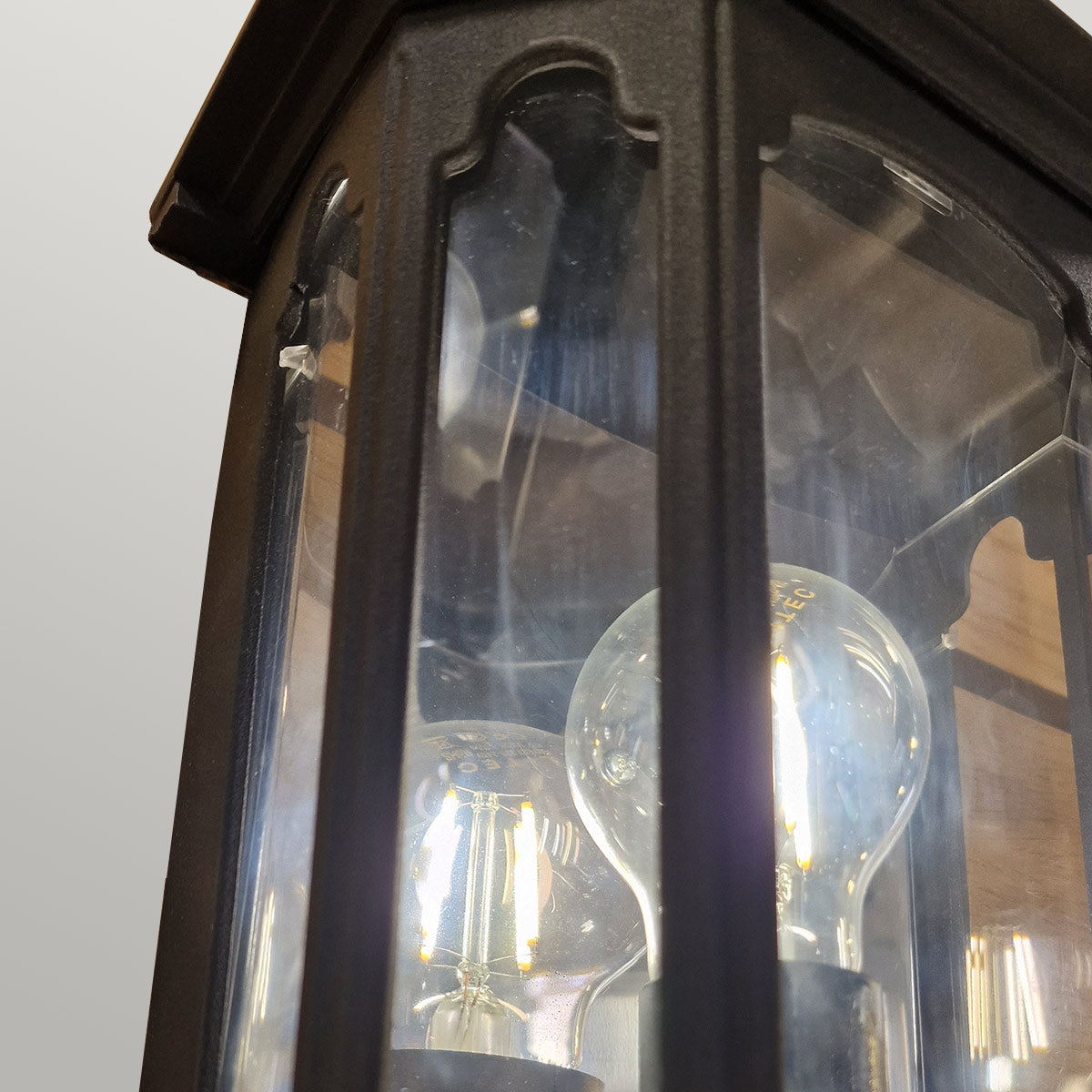 Elstead Lighting Outdoor Wall Light from the Chapel range. Chapel 1 Light Half Lantern Product Code = CP7-BLACK