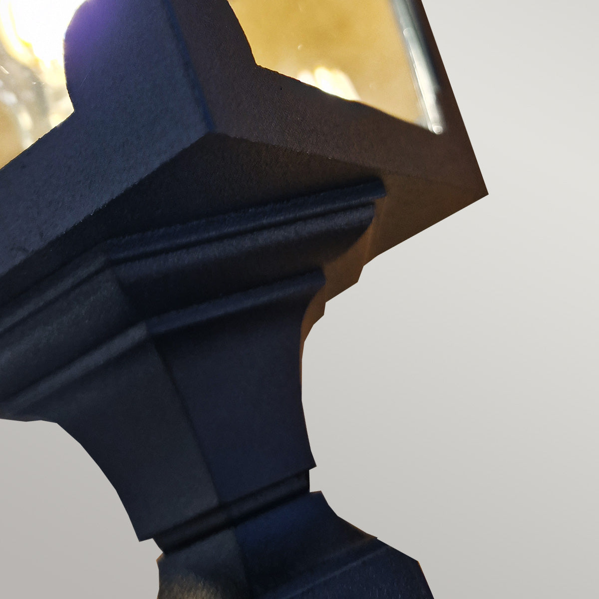 Elstead Lighting Pillar Lantern from the Chapel Mini range. Chapel 1 Light Mini Pillar Lantern Product Code = CPM5-BLACK