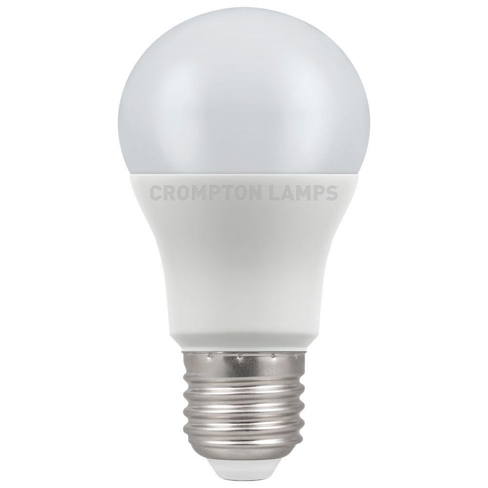 Crompton Lamps FL-CP-L5.5ESOVWW CRO - Crompton Lamps Crompton LED GLS Part Number 11700 LED Thermal Plastic GLS 5.5W Opal ES 2700K