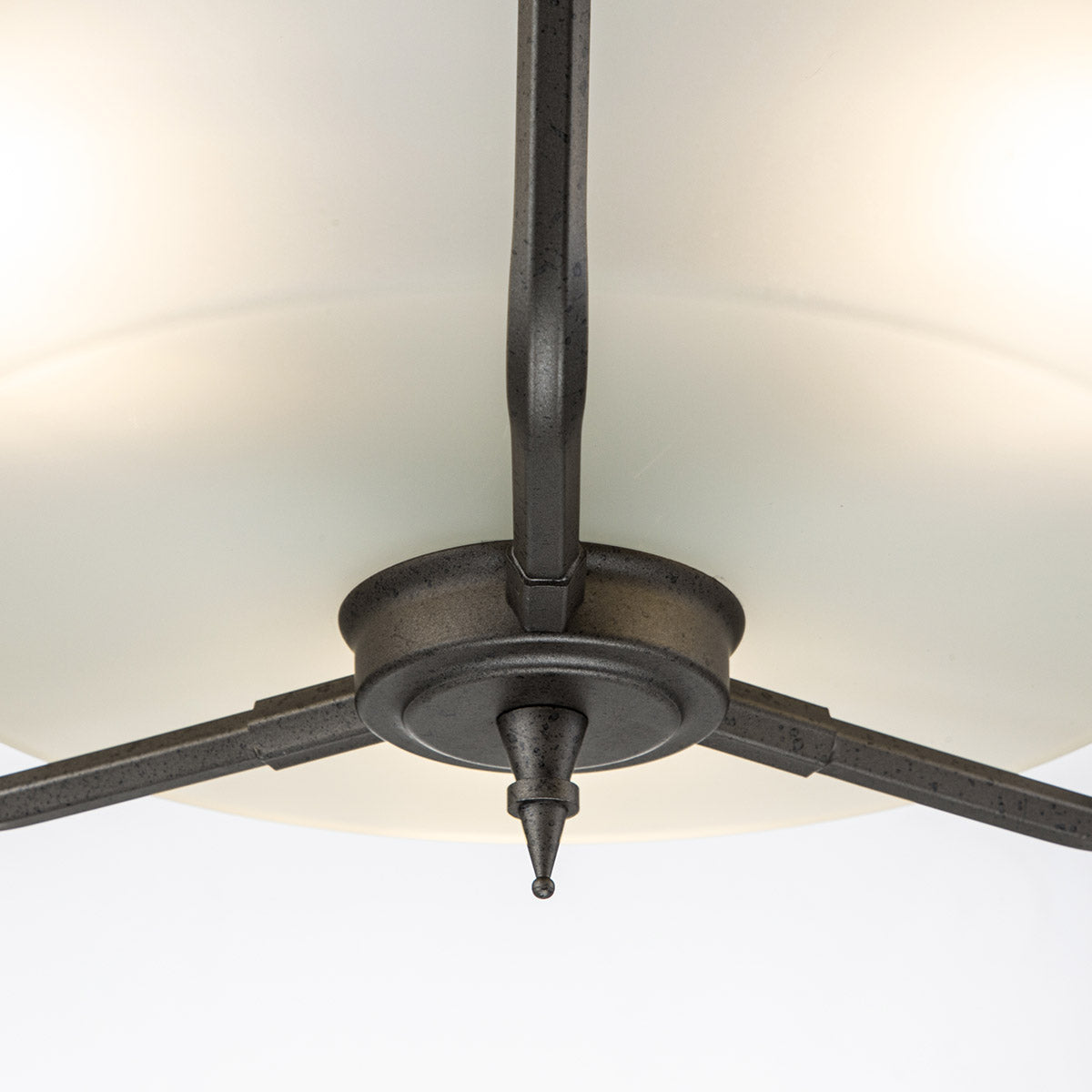 Elstead Lighting Ceiling Semi-Flush from the Crown range. Crown 3 Light Semi-Flush/Pendant Product Code = CROWN-SF