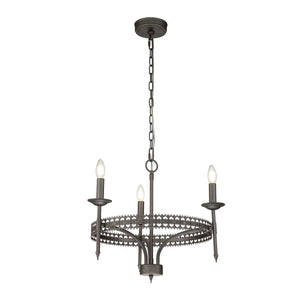 Elstead Lighting Chandelier from the Crown range. Crown 3 Light Chandelier Product Code = CROWN3