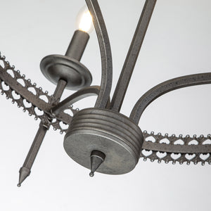 Elstead Lighting Chandelier from the Crown range. Crown 3 Light Chandelier Product Code = CROWN3