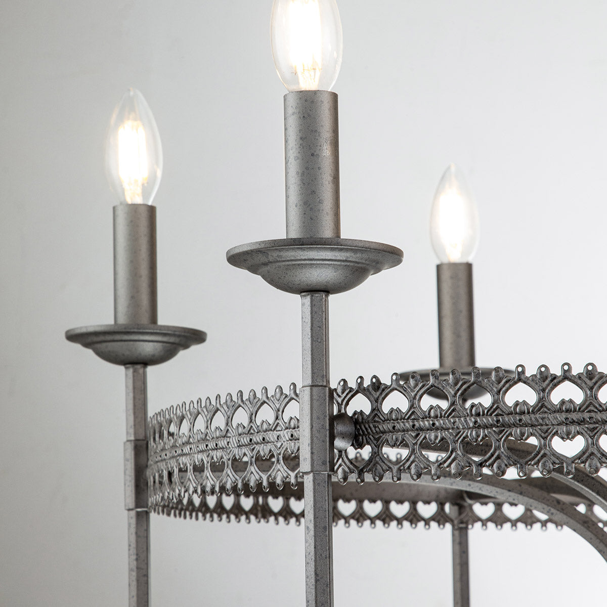 Elstead Lighting Chandelier from the Crown range. Crown 6 Light Chandelier Product Code = CROWN6