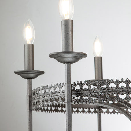 Elstead Lighting Chandelier from the Crown range. Crown 6 Light Chandelier Product Code = CROWN6