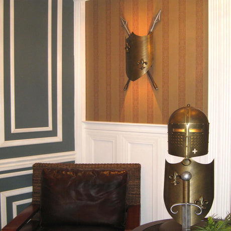 Elstead Lighting Wall Light from the Crusader range. Crusader 2 Light Wall Light Product Code = CRUSADER-W-L