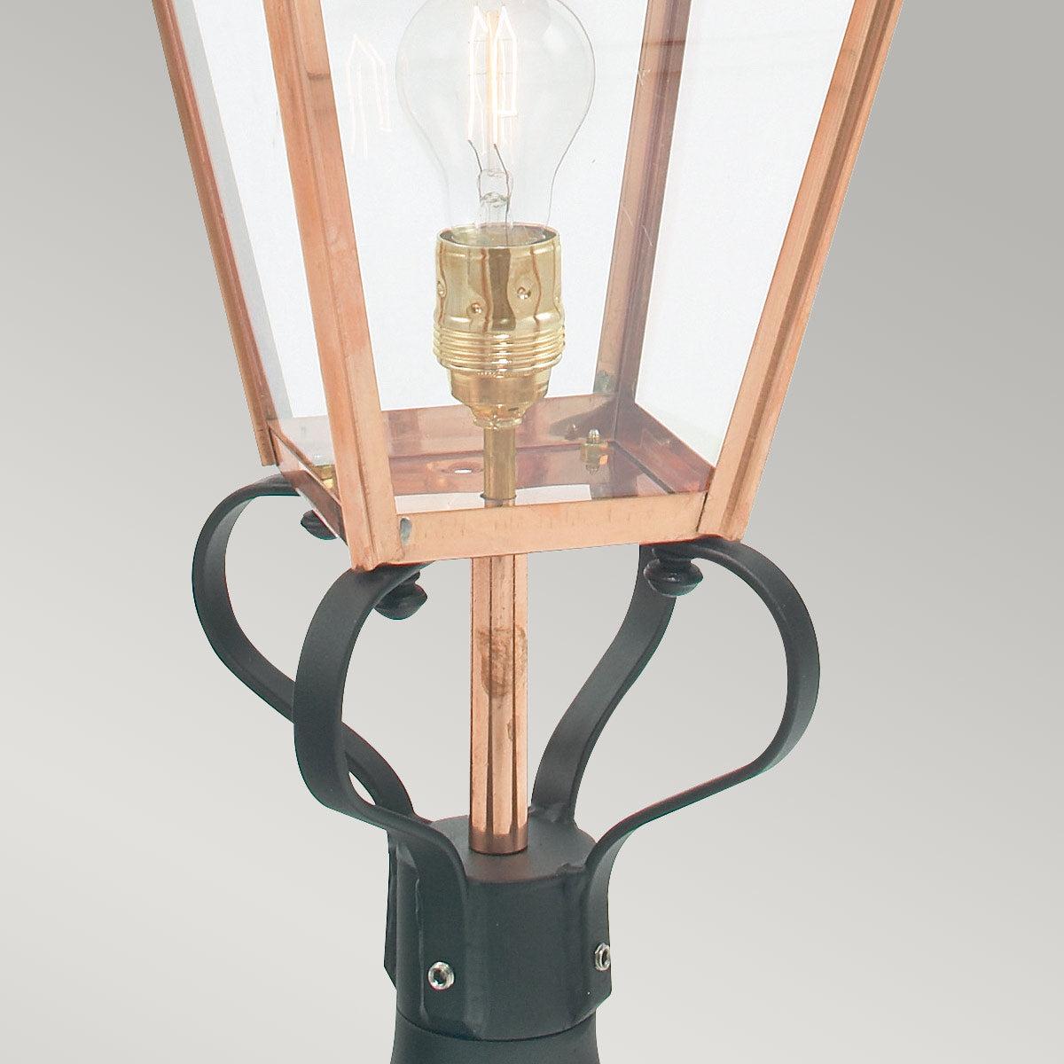Norlys Chelsea 1 Light Pedestal Lantern CS3-COPPER