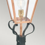Norlys Chelsea 1 Light Pedestal Lantern CS3-COPPER