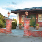 Norlys Chelsea 1 Light Pedestal Lantern CS3-COPPER