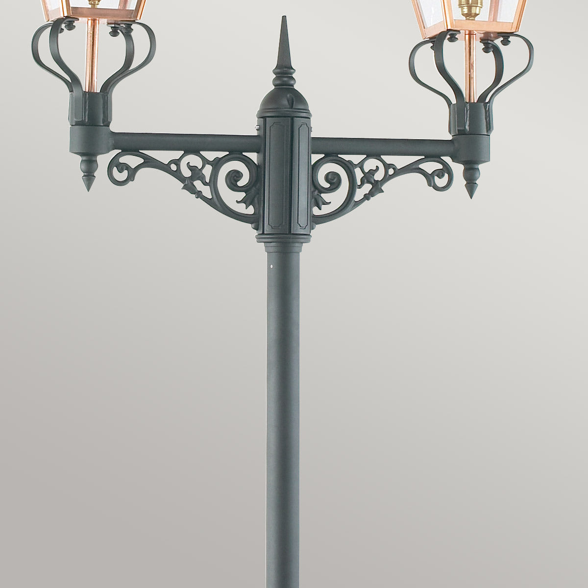 Norlys Chelsea Twin Head Lamp Post CS6-COPPER