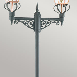 Norlys Chelsea Twin Head Lamp Post CS6-COPPER